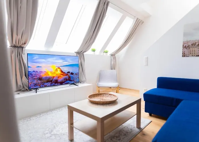 Daire Deluxe Penthouse 2-floors With Private Terrace Near Prater And Center