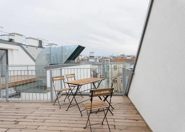 Deluxe 2-floor Penthouse With Terrace Near Praterstern شقة *